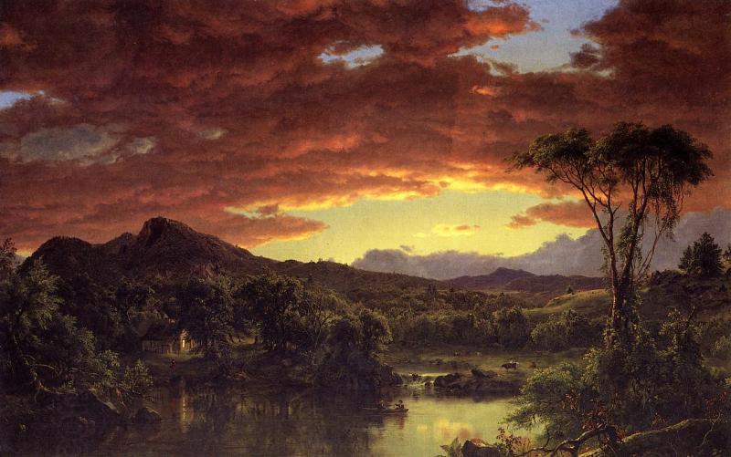 Frederic Edwin Church A Country Home China oil painting art